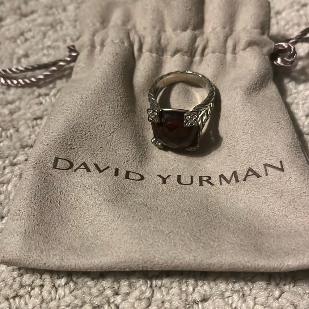 David Yurman Garnet ring
